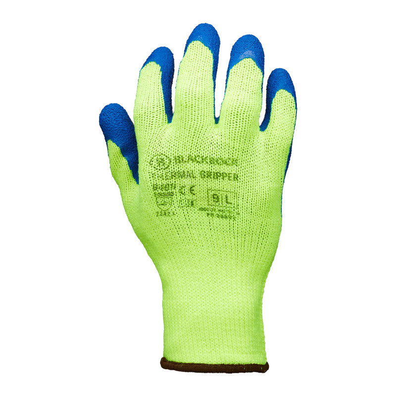 Blackrock Thermal Gripper Gloves Pack 6 Pairs - size 10/XL