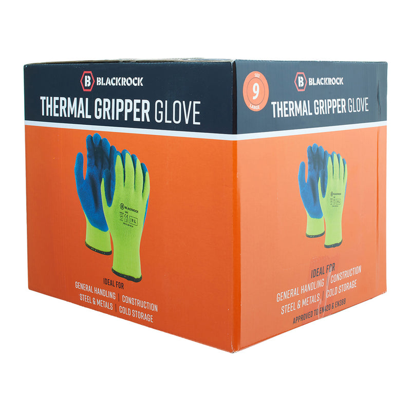 Blackrock Thermal Gripper Gloves Box 24 Pairs - size 9/L