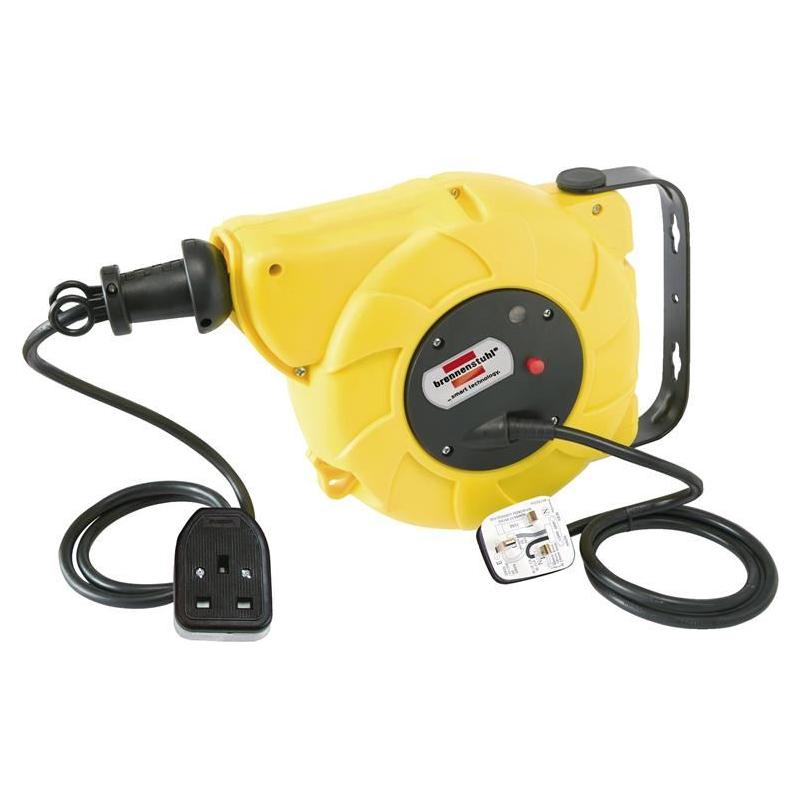 Brennenstuhl Auto Cable Reel 240V 13A 1-Socket 9+2m Brennenstuhl - RockBottom Northampton