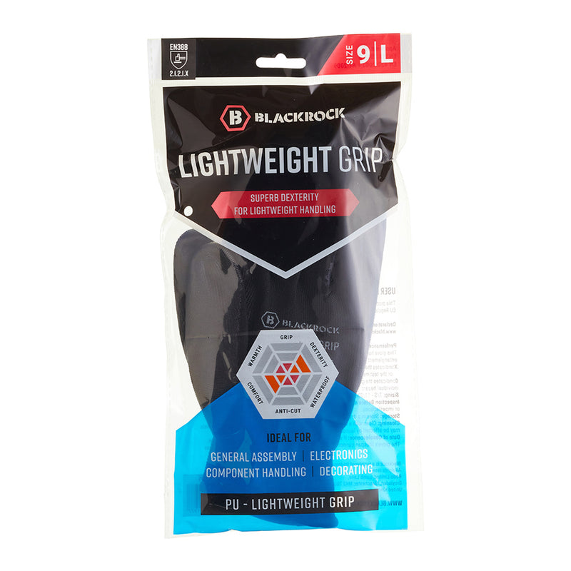 Blackrock Lightweight PU Gripper Gloves Pair - size 8/M
