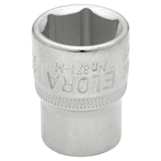 Draper Elora Hexagon Socket, 3/8" Sq. Dr., 15mm Draper - Town Tools