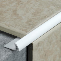 Tile Rite Tile Edging Deep White 2.4m x 9.5mm
