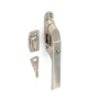 Securit Locking Casement Fastener Brushed Nickel 125mm - Pack of 5