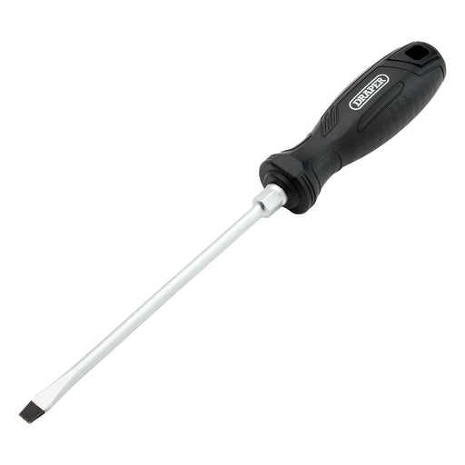 Draper Slotted Hard Grip Screwdriver, 6.5 x 150mm Draper - Town Tools