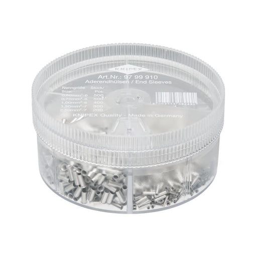 Knipex Non-Insulated Wire Ferrules Assortment Box, 1,900 Piece Knipex - RockBottom Northampton