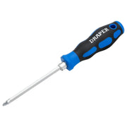 Draper 2-in-1 Reversible Blade Soft Grip Screwdriver, SL6/PZ2 x 175mm Draper - Town Tools