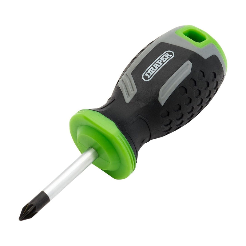 Draper Pozi Soft Grip Screwdriver, PZ1 x 38mm Draper - Town Tools