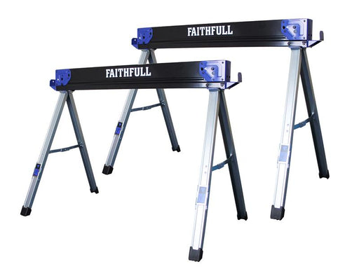 Faithfull Folding Saw Horse - Pair