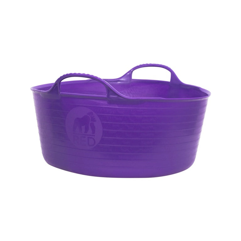 Red Gorilla Flexible Small Shallow Tub 15L Purple