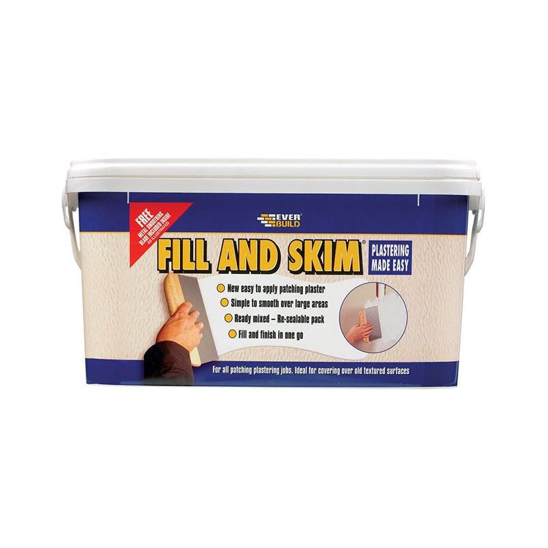 Everbuild Sika Fill & Skim Tub 5 litre Everbuild Sika - RockBottom Northamptin