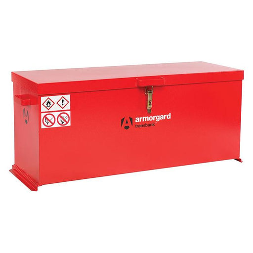 Armorgard TRB6 TransBank™ Hazard Transport Box 1280 x 480 x 520mm Armorgard - RockBottom Northampton 