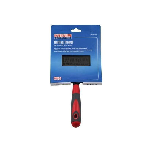 Faithfull Harling Trowel Soft Grip Handle 6.1/2in² Faithfull - RockBottom Northampton