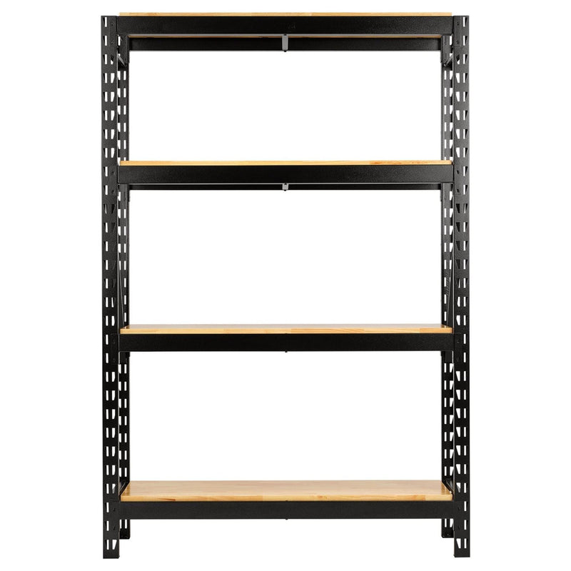 Bunker 18 Piece Modular 4 Tier Racking with Hardwood Shelving, 1500mm Draper - Town Tools