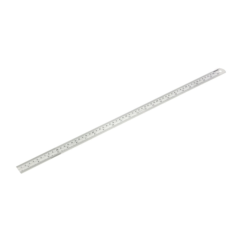TIMCO Steel Ruler, Engineers Stainless Steel Rule, Precision Measuring Ruler - / 24"