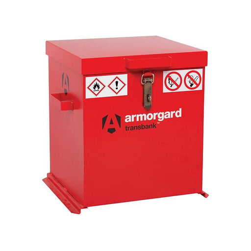 Armorgard TRB2 TransBank™ Hazard Transport Box 530 x 485 x 540mm Armorgard - RockBottom Northampton 