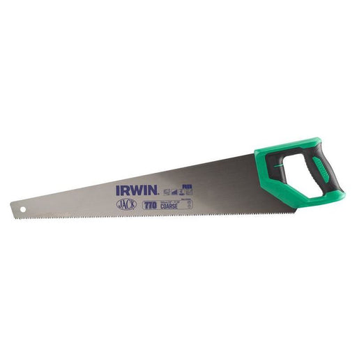 Irwin® Jack® 770UHP Coarse Hardpoint Handsaw Soft Grip 550mm (22in) 7 TPI IRWIN® Jack® - RockBottom Northampton