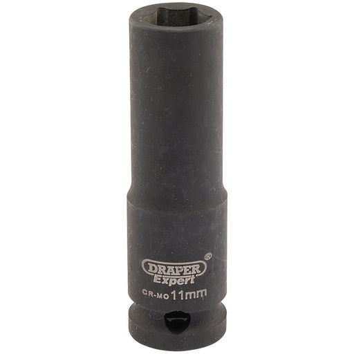 Draper Expert HI-TORQ 6 Point Deep Impact Socket, 3/8" Sq. Dr., 11mm Draper - Town Tools 
