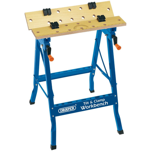 Draper Tilt & Clamp Fold Down Workbench, 600mm 09951 Draper - Town Tools 