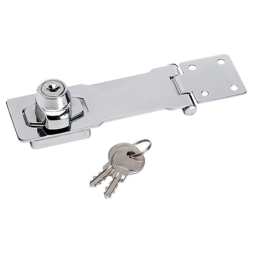 Master Lock Chrome Plated Steel Locking Hasp 118mm Master Lock - RockBottom Northampton