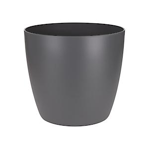 Elho Brussels Round Indoor Plant Pot 16cm Anthracite