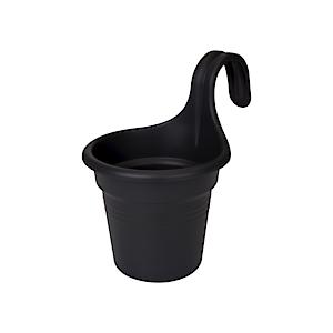 Elho Green Basics Easy Hanger Railing Planter Small Living Black