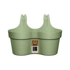 Elho Paris Duo Balcony Hanger Planter Mint Green
