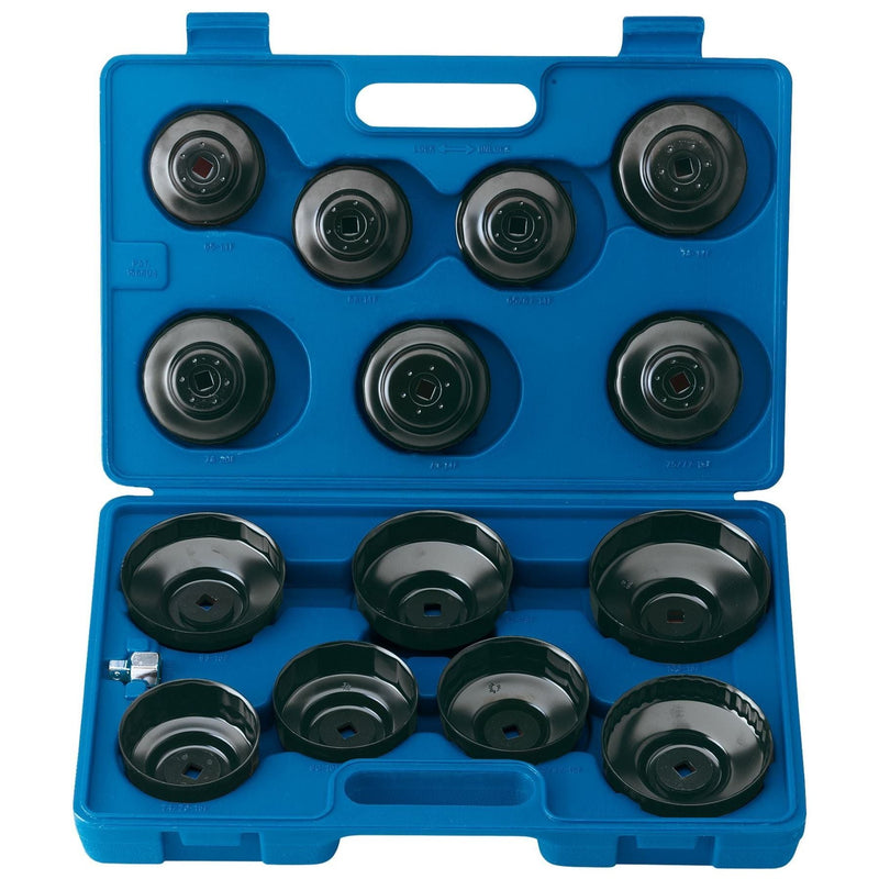 Draper Oil Filter Cup Socket Set, 3/8" Sq. Dr. (15 Piece) 40105 Draper - Town Tools 