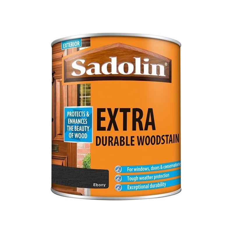 Sadolin Extra Durable Woodstain Ebony 1 litre Sadolin - RockBottom Nothampton
