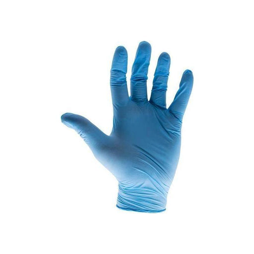 Scan Blue Nitrile Disposable Gloves Medium (Box of 100) Scan - RockBottom Nothampton