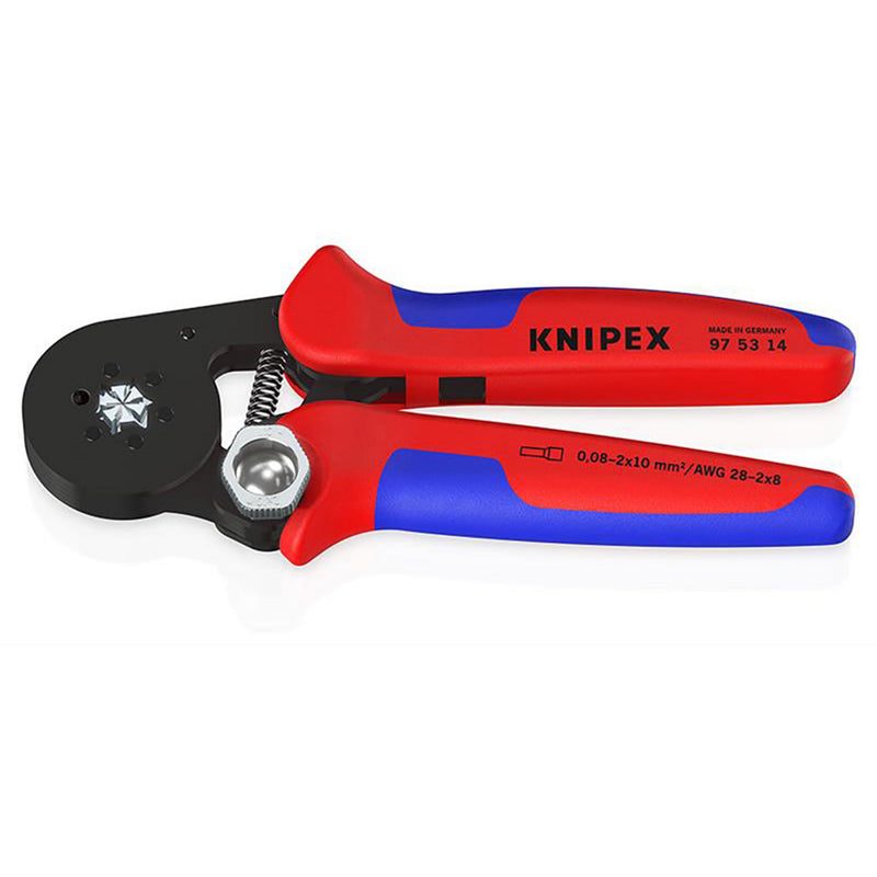 Draper 87800 KNIPEX 97 53 14 SB Self- Adjusting Crimping Pliers, 2 x 10 mm&sup2;, 180mm
