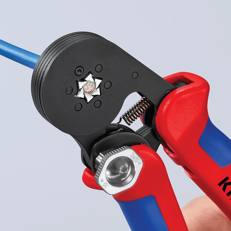 Draper 87800 KNIPEX 97 53 14 SB Self- Adjusting Crimping Pliers, 2 x 10 mm&sup2;, 180mm