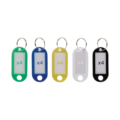 Draper Assorted Key Tags (Pack of 20) 03375 Draper - Town Tools 
