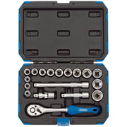 Draper Metric Socket Set, 3/8" Sq. Dr. (18 Piece) 16359 Draper - Town Tools 