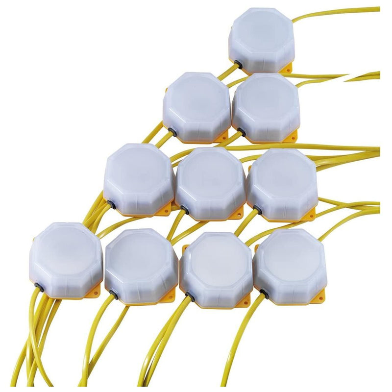 Draper SMD LED Festoon String Lights, 4W, 3,800 Lumens, 22m (Set of 10) 90094 Draper - Town Tools 