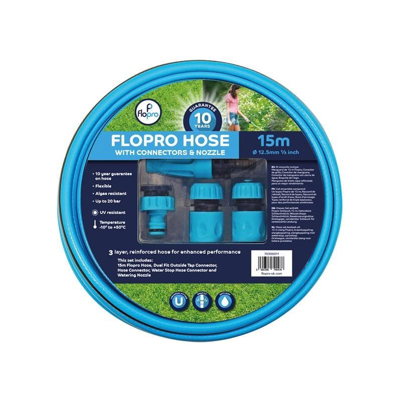 Flopro Everyday Hose Starter Set 15m Flopro - RockBottom Northampton