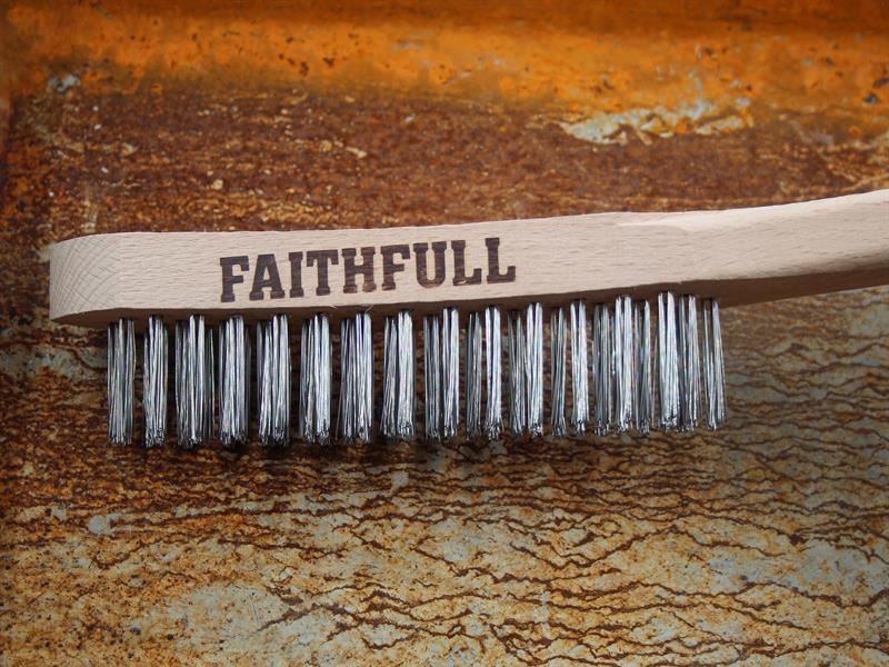 Faithfull Heavy-Duty Stainless Steel Scratch Brush, 4 Row Faithfull - RockBottom Northampton