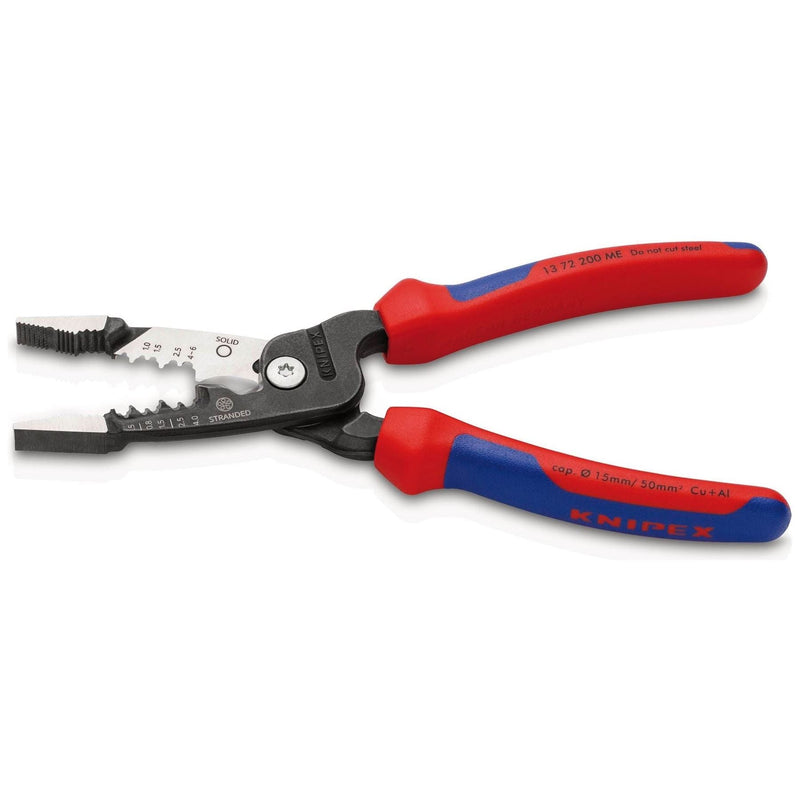 Draper Knipex 13 72 200 ME Wire Stripper with Multi-Component Grips, 200mm Draper - Town Tools