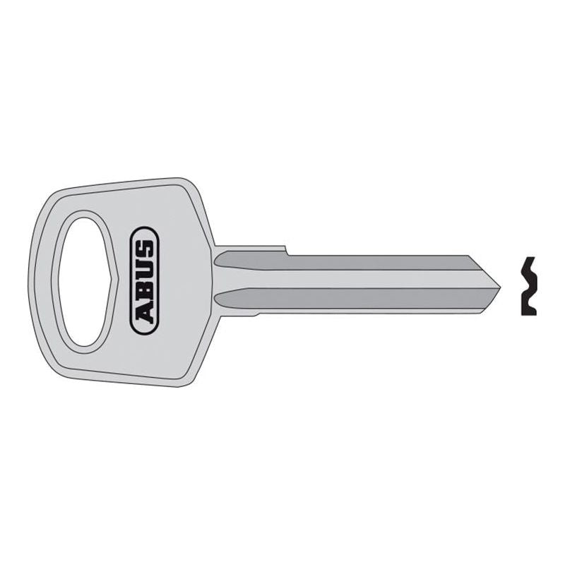 Abus Mechanical 34 Right Hand 6 Pin Key Blank ABUS Mechanical - RockBottom Northampton 