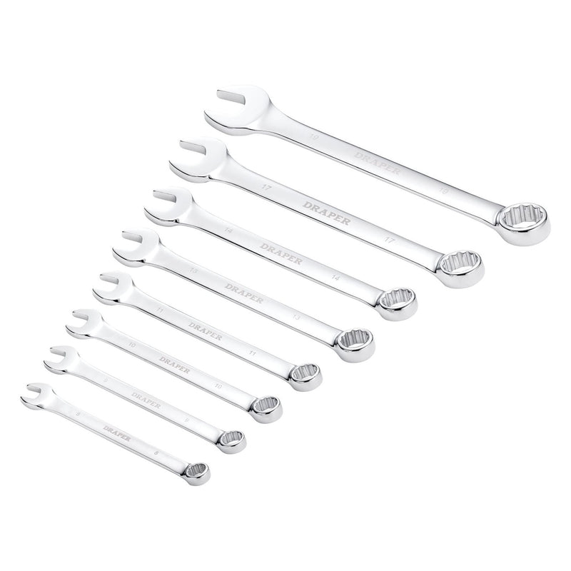 Draper Draper HI-TORQ Metric Combination Spanner Set (8 Piece) Draper - Town Tools
