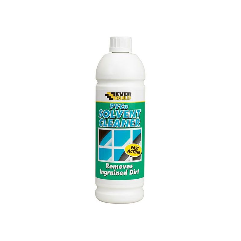 Everbuild Sika PVCu Solvent Cleaner 1 Litre Everbuild Sika - RockBottom Northamptin