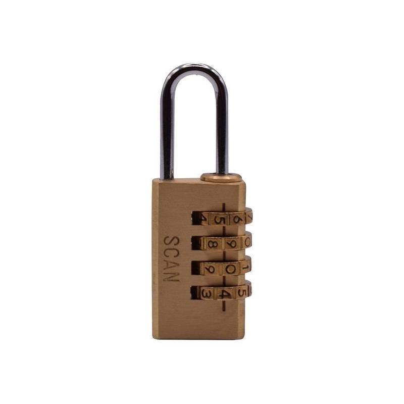 Scan Brass Combination Padlock 20mm Scan - RockBottom Nothampton
