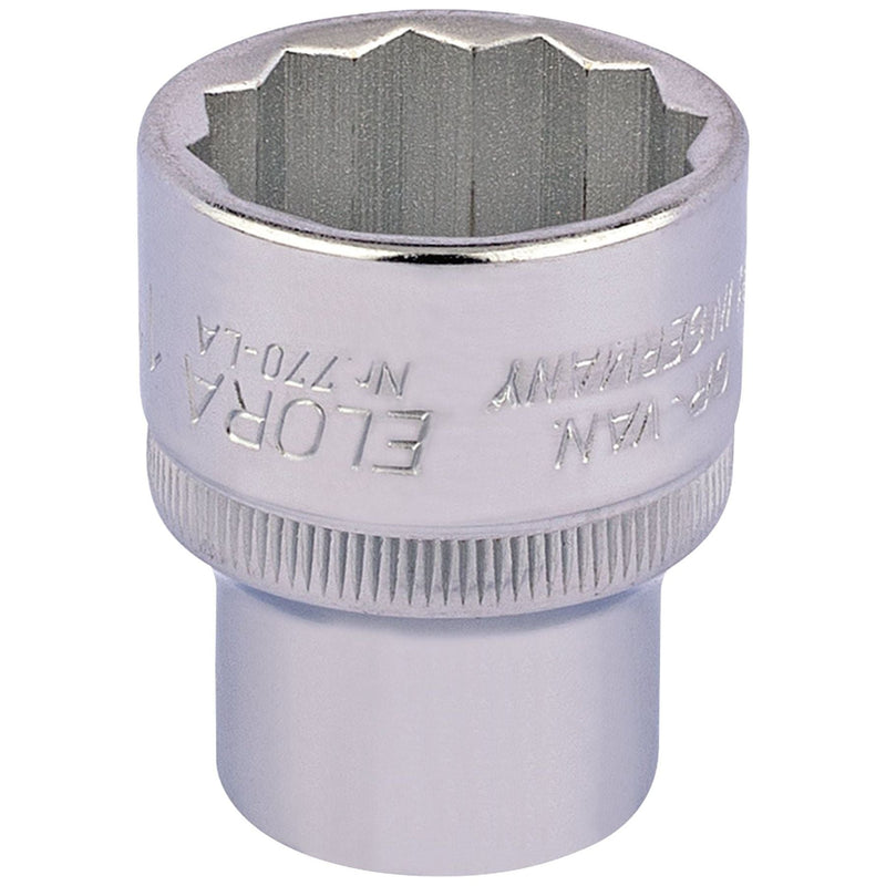 Draper Elora Bi-Hexagon Socket, 1/2" Sq. Dr., 1" 24476 Draper - Town Tools 