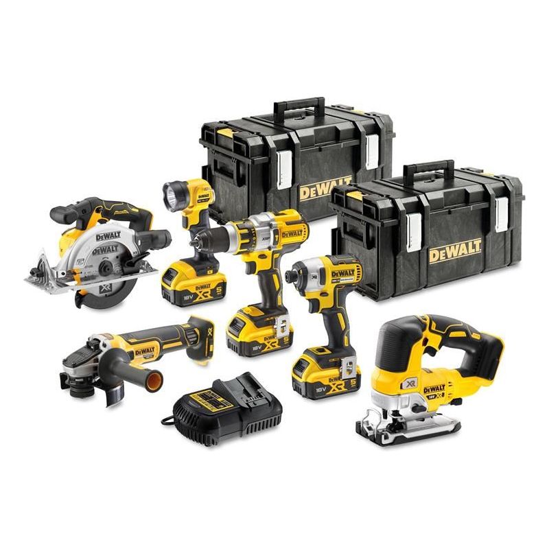 Dewalt Power Tools DCK664P3 XR Brushless 6 Piece Kit 18V 3 x 5.0Ah Li-ion DeWALT Power Tools - RockBottom Northampton