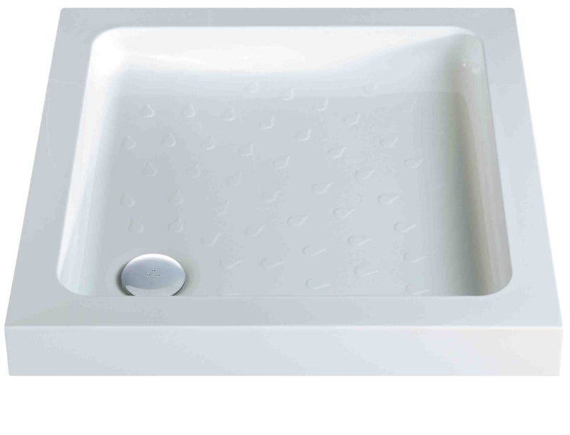 SupaPlumb High Wall ABS Cap Stone Resin Shower Trays 800 x 800 x 80mm