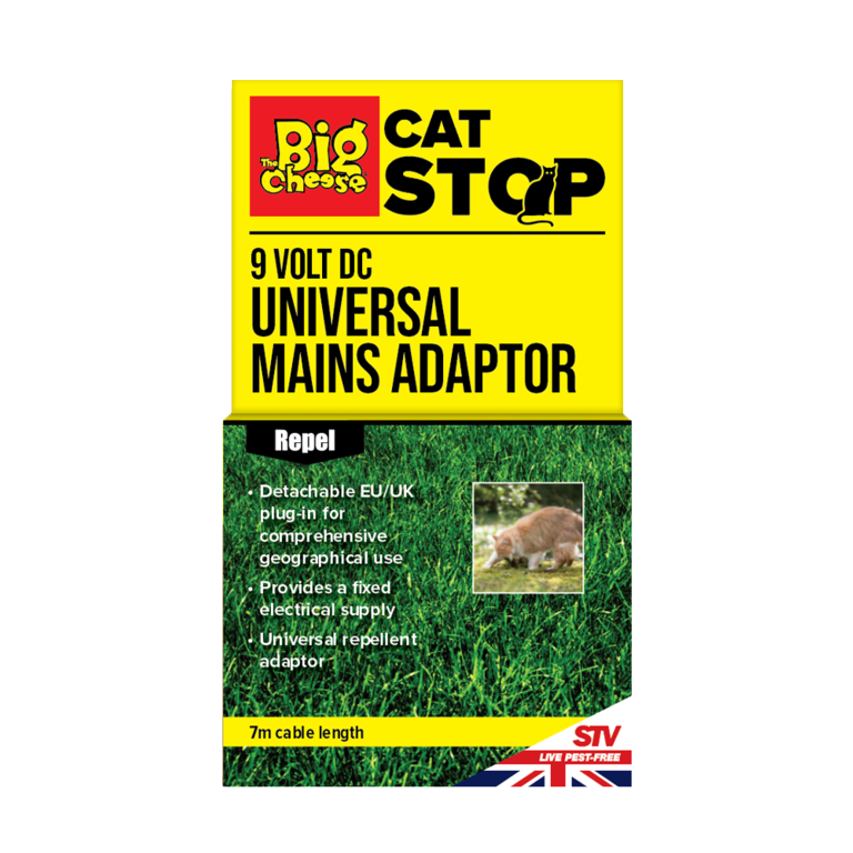 The Big Cheese Universal 9v Mains Adapter + 5M Extension