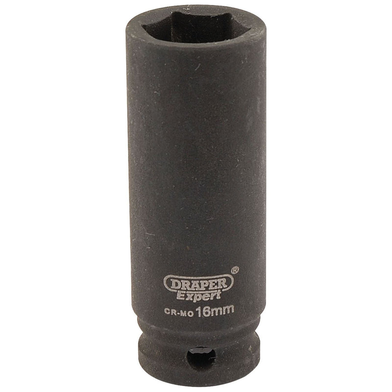 Draper Expert HI-TORQ 6 Point Deep Impact Socket, 3/8" Sq. Dr., 16mm Draper - Town Tools 