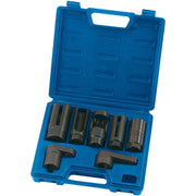 Draper Lambda/Oxygen Sensor Socket Set, 3/8", 1/2" Sq. Dr. (7 Piece) 89765 Draper - Town Tools 