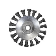 Faithfull Conical Wire Brush 100mm M14x2 Bore, 0.50mm Wire Faithfull - RockBottom Northampton