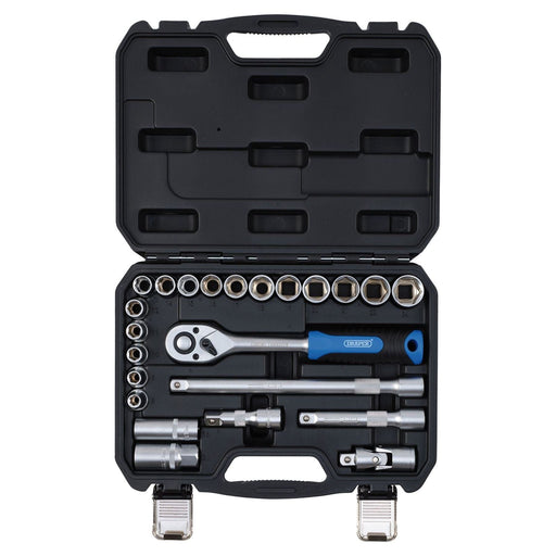 Draper Draper HI-TORQ Metric Socket Set, 1/2" Sq.. Dr. (23 Piece) Draper - Town Tools