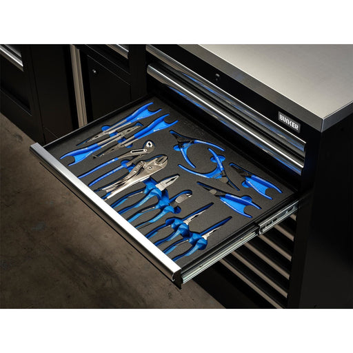 Draper Bunker Pliers Set in EVA Foam Inlay (13 Piece) Draper - Town Tools